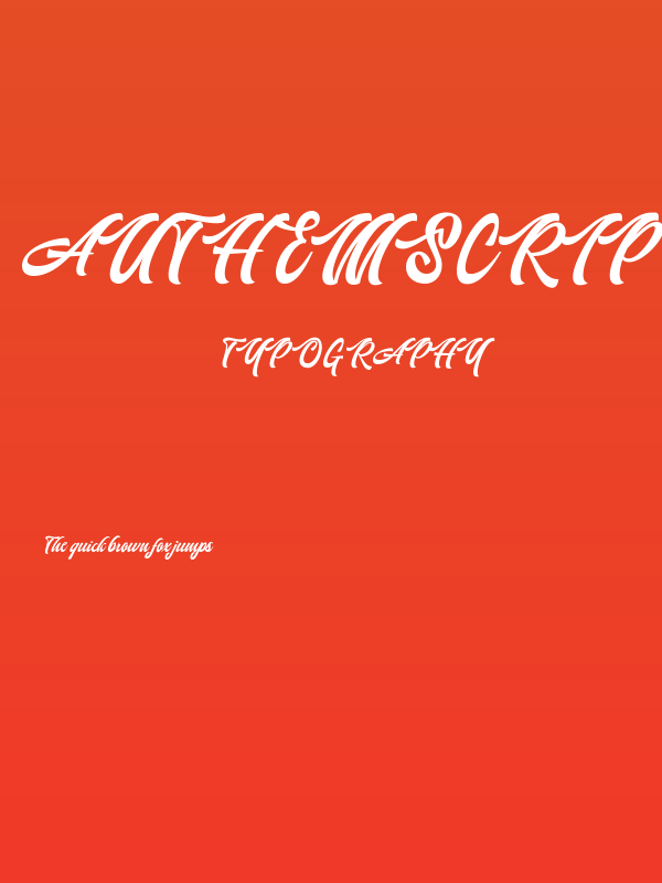 AuthemScript Poster