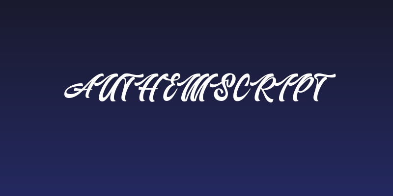 AuthemScript Social Header