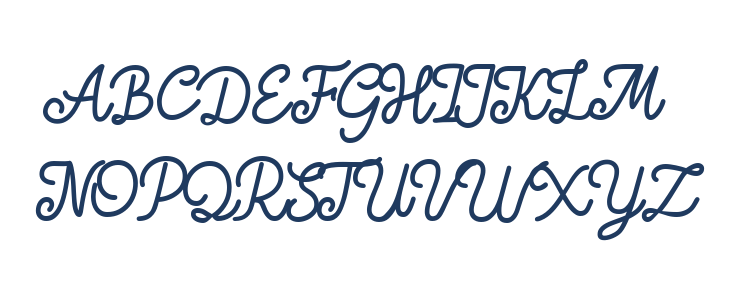 Authentic 70's Regular Uppercase