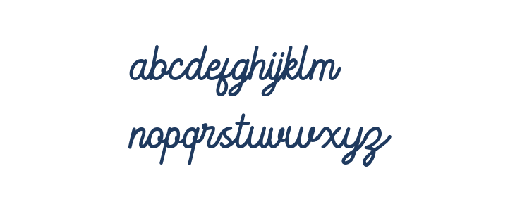 Authentic 70's Regular Lowercase