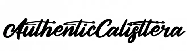 Authentic Calisttera  font caratteri gratis