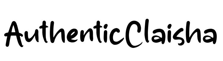 Authentic Claisha  Descarca Fonturi Gratis