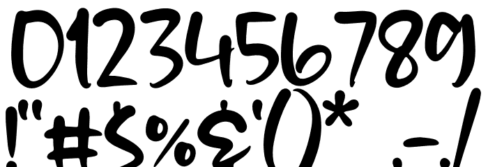 Authentic Claisha Font OTHER CHARS
