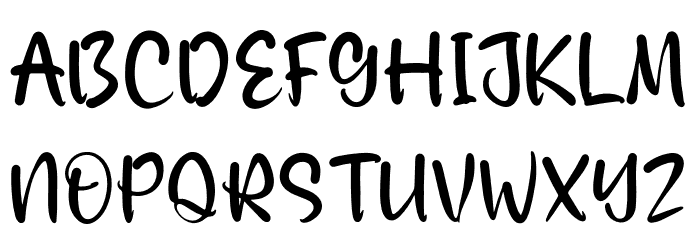 Authentic Claisha Font UPPERCASE