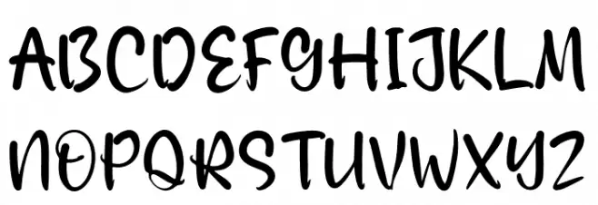 Authentic Claisha 字体 大写