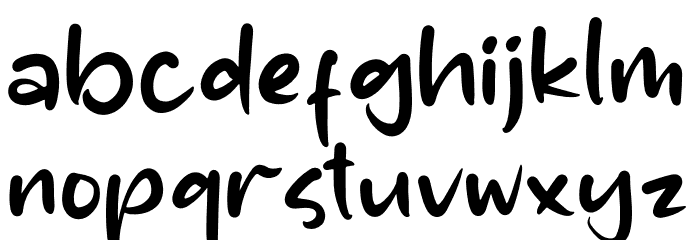 Authentic Claisha Font LOWERCASE