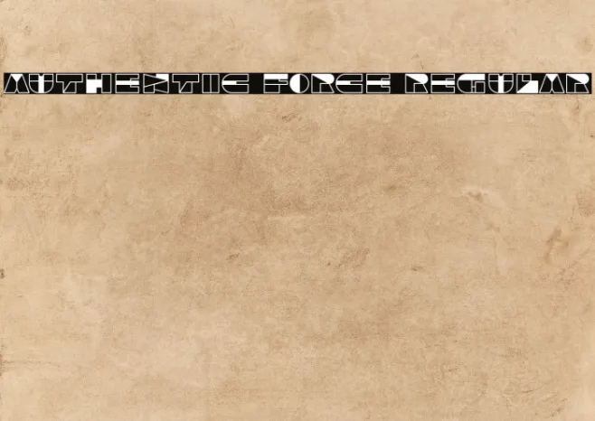 Authentic Force Regular Example 3