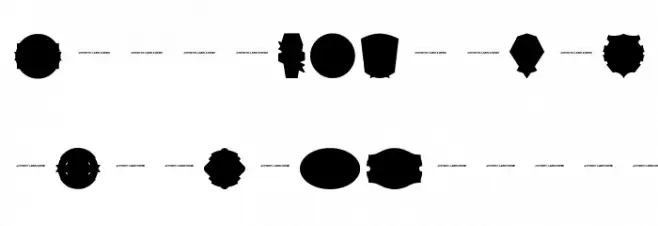 Authentic Labels Demo Font Litere mari