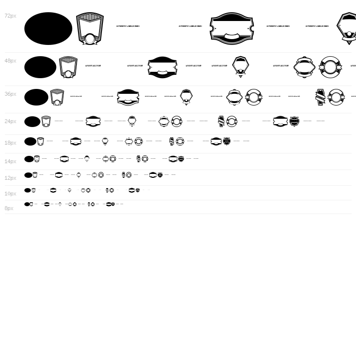 Authentic Labels Demo Waterfall