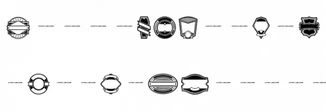 Authentic Labels Demo Caratteri MINUSCOLO