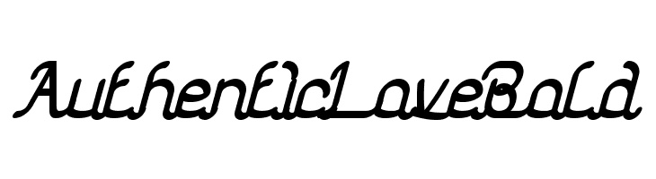 Authentic Love Bold  Fuentes Gratis Descargar