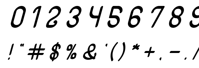 Authentic Love Bold Font OTHER CHARS