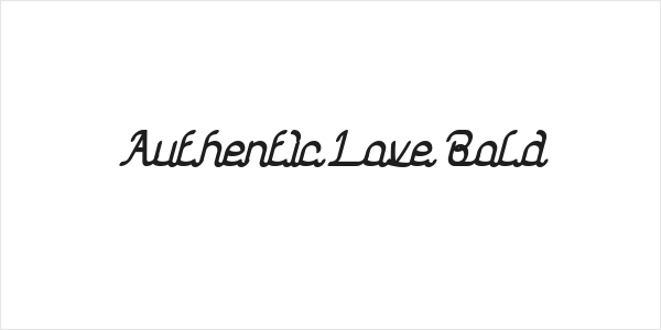 Authentic Love Bold Logo