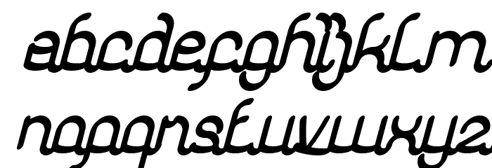 Authentic Love Bold Font LOWERCASE