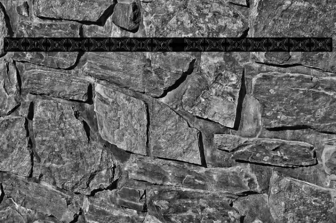 Authentic Monogram Font examples