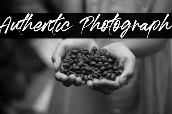 Authentic Photograph Font examples
