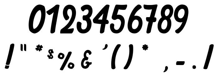 Authentic Ratatouille_PersonalUseOnly Font OTHER CHARS