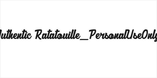 Authentic Ratatouille_PersonalUseOnly Logo