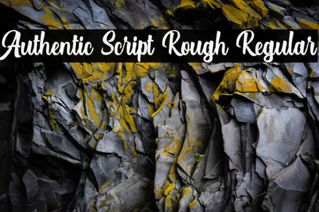 Authentic Script Rough Regular Example 1