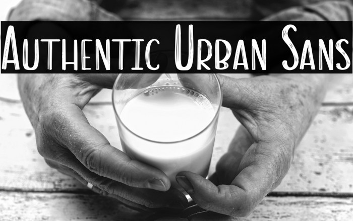 Authentic Urban Sans Example 1