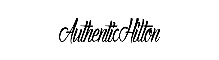 AuthenticHilton Font