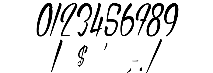 AuthenticHilton Font OTHER CHARS