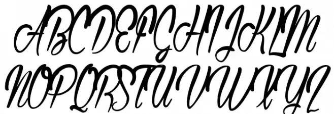 AuthenticHilton Schriftart Groß