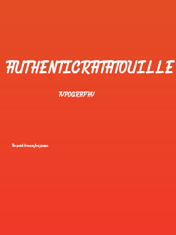 AuthenticRatatouille Poster