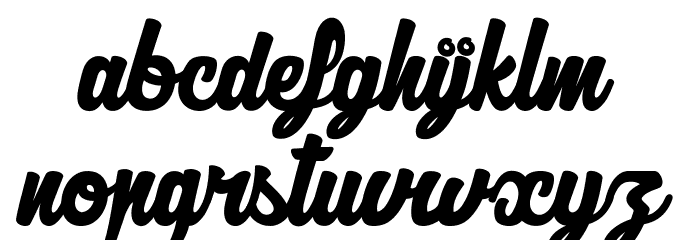 AuthenticRatatouille Font LOWERCASE
