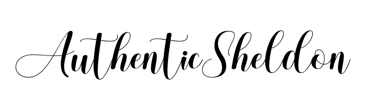 AuthenticSheldon  免费字体下载