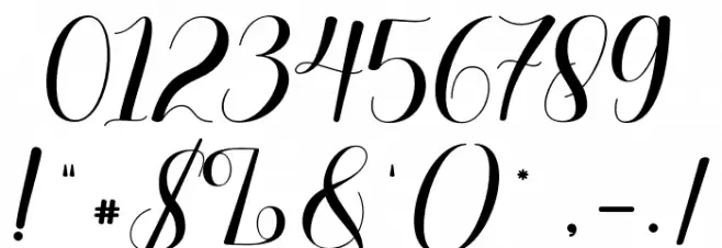 AuthenticSheldon Font OTHER CHARS