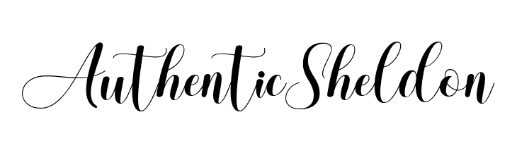 AuthenticSheldon  免费字体下载