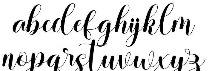 AuthenticSheldon Font LOWERCASE