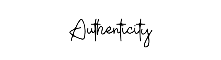 Authenticity  Frei Schriftart Herunterladen