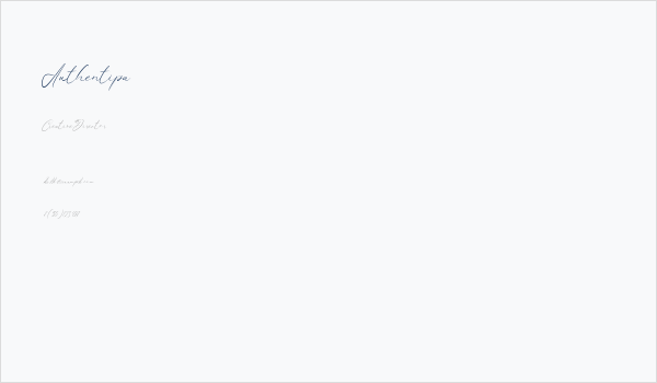 Authentipa Business Card