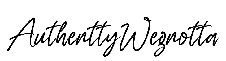 Authentty Wegnotta  Free Fonts Download