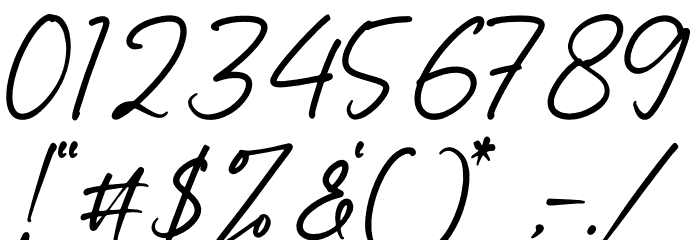 Authentty Wegnotta Font OTHER CHARS