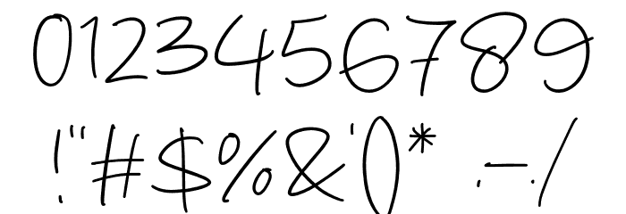 Authology Font OTHER CHARS