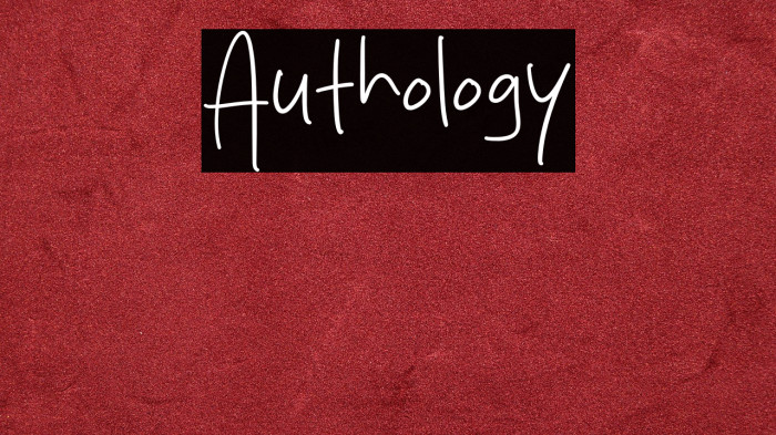 Authology Example 2