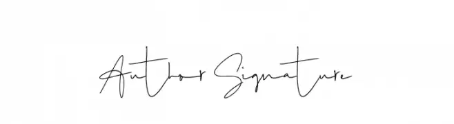 Author Signature  नि: शुल्क फ़ॉन्ट्स डाउनलोड