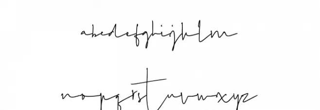 Author Signature Fuentes MINÚSCULAS