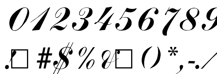 Author Font OTHER CHARS