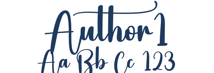 Author1 Font Preview