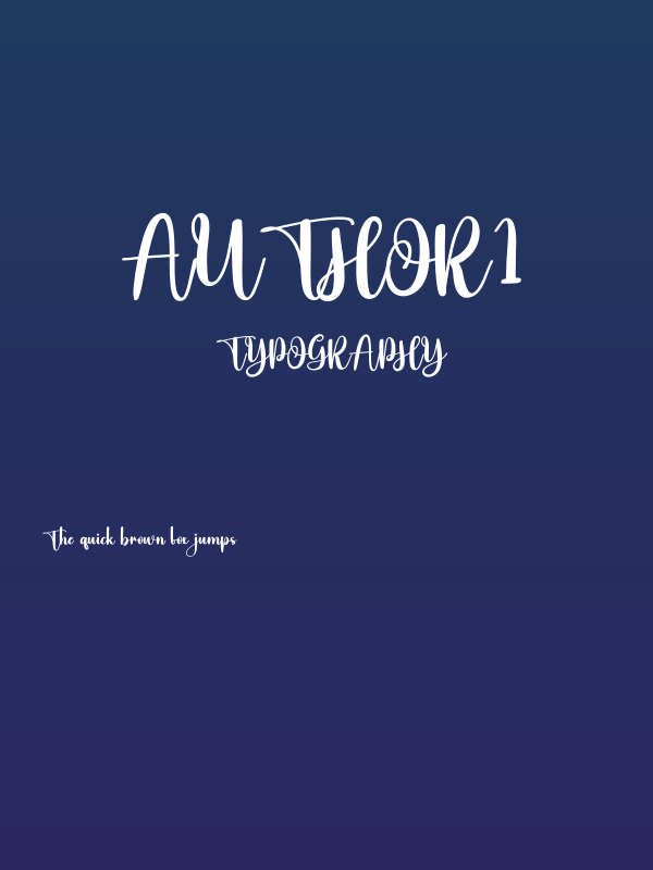 Author1 Poster