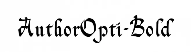 AuthorOpti-Bold  नि: शुल्क फ़ॉन्ट्स डाउनलोड