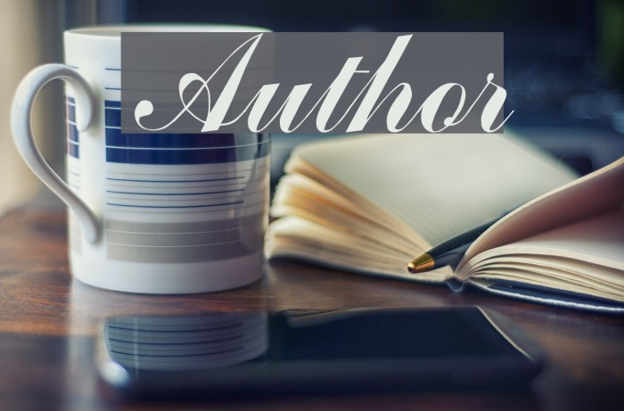 Author Font examples
