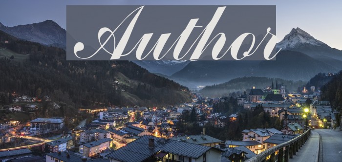 Author Font examples