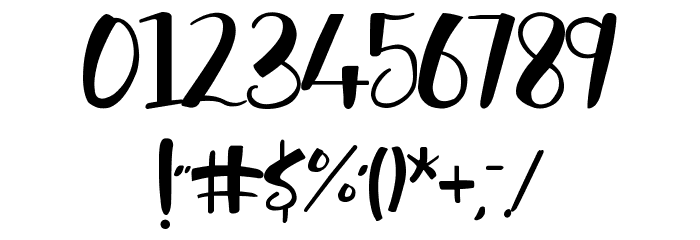 Authorfun フォント その他の文字