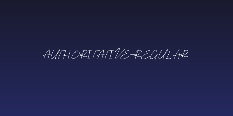 Authoritative-Regular Social Header