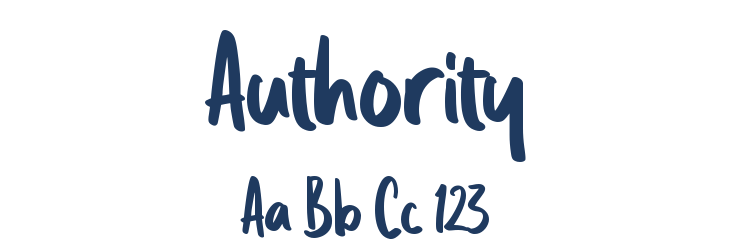 Authority Font Preview